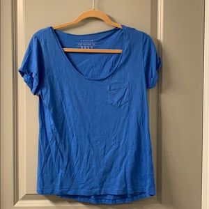 Blue cotton t-shirt